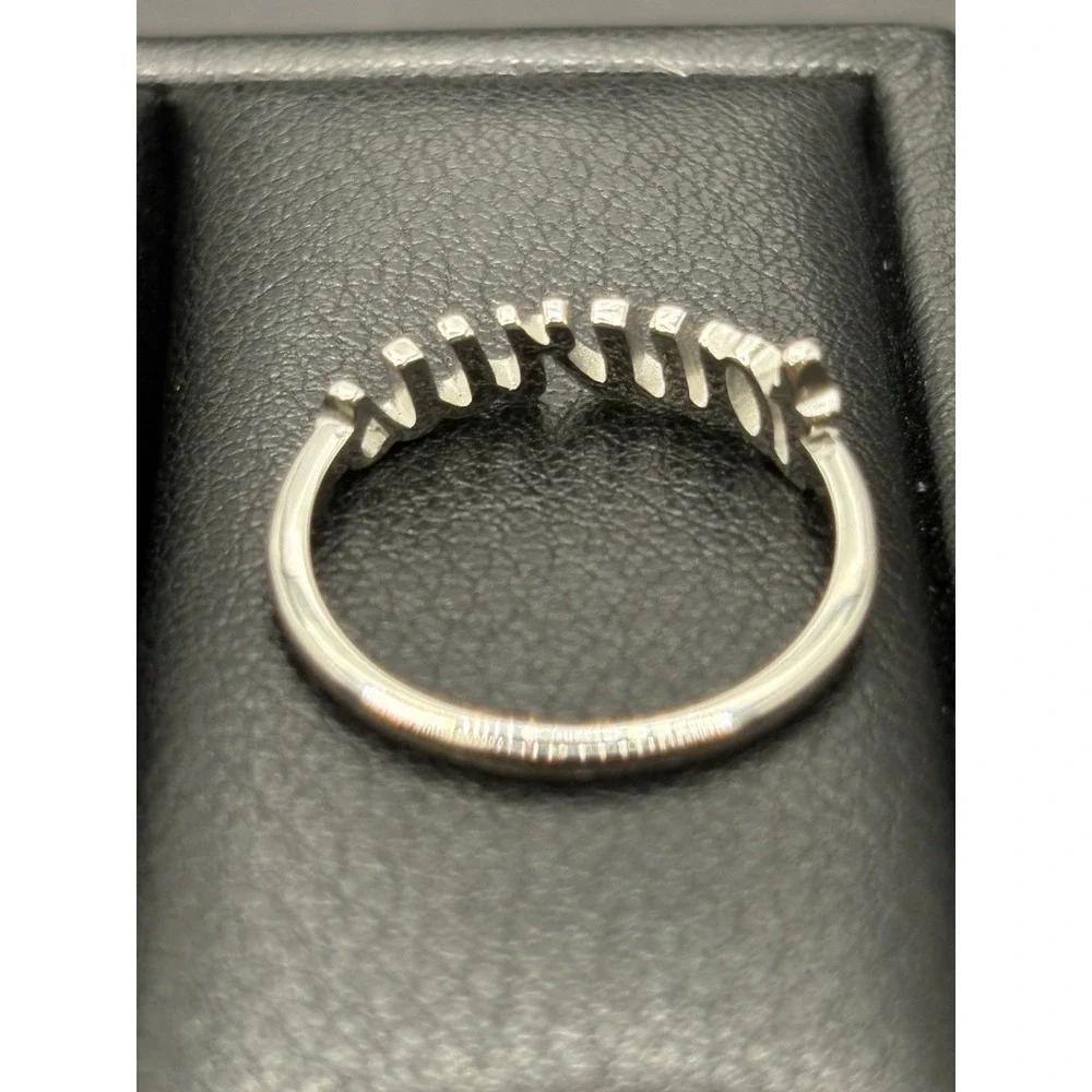 New Condition Sterling Silver Taurus Zodiac Ring Size 7 G8